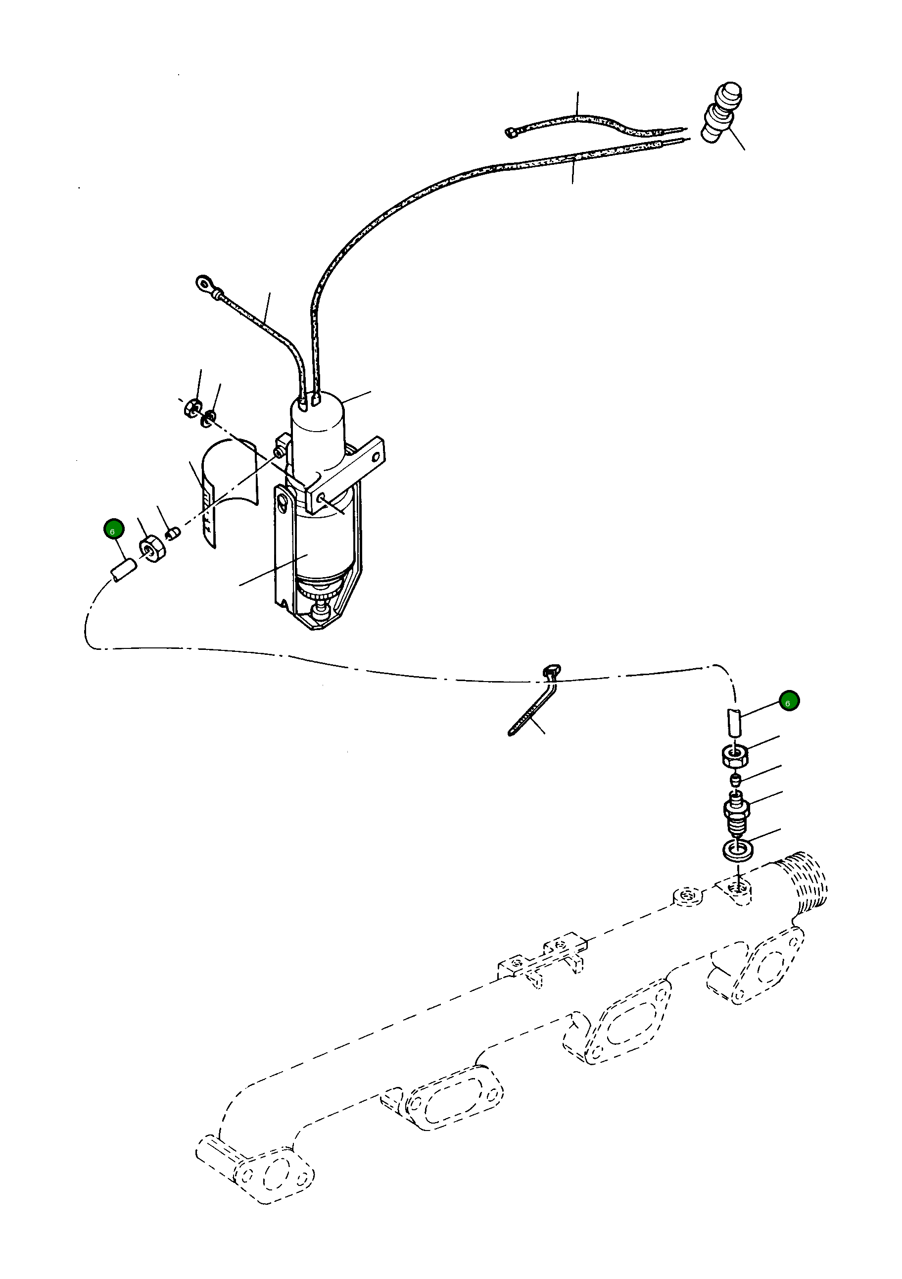 Шланг 3085136M1 Komatsu
