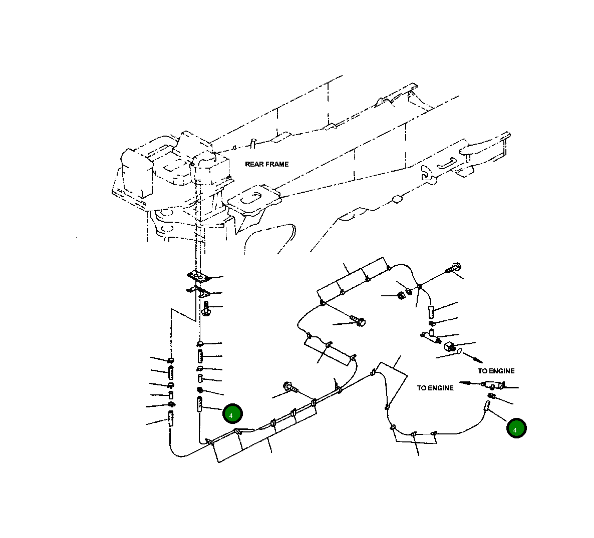 Шланг 427-S62-A150 Komatsu