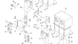 Войлочный диск 269 336 40 Komatsu