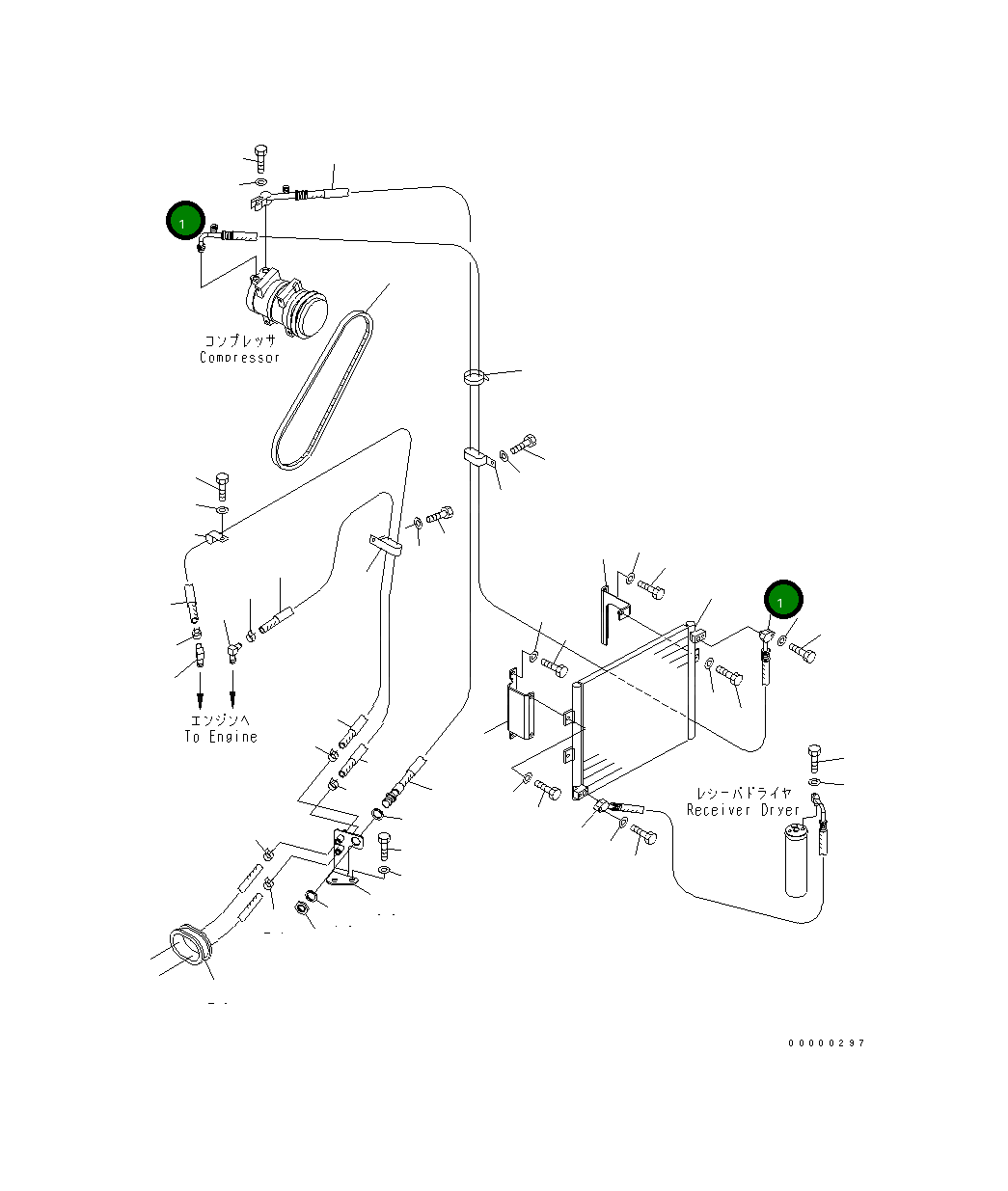 Шланг 21W-979-4160 Komatsu