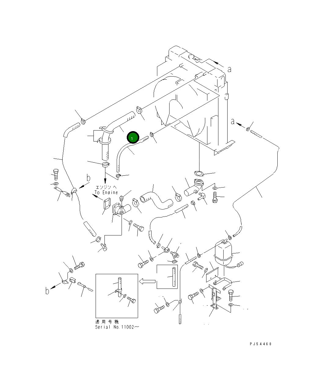 Шланг 235-03-11311 Komatsu