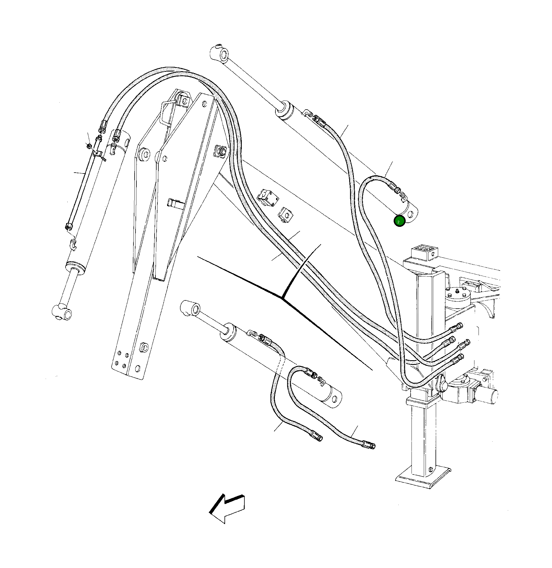 Шланг UE2000253 Komatsu