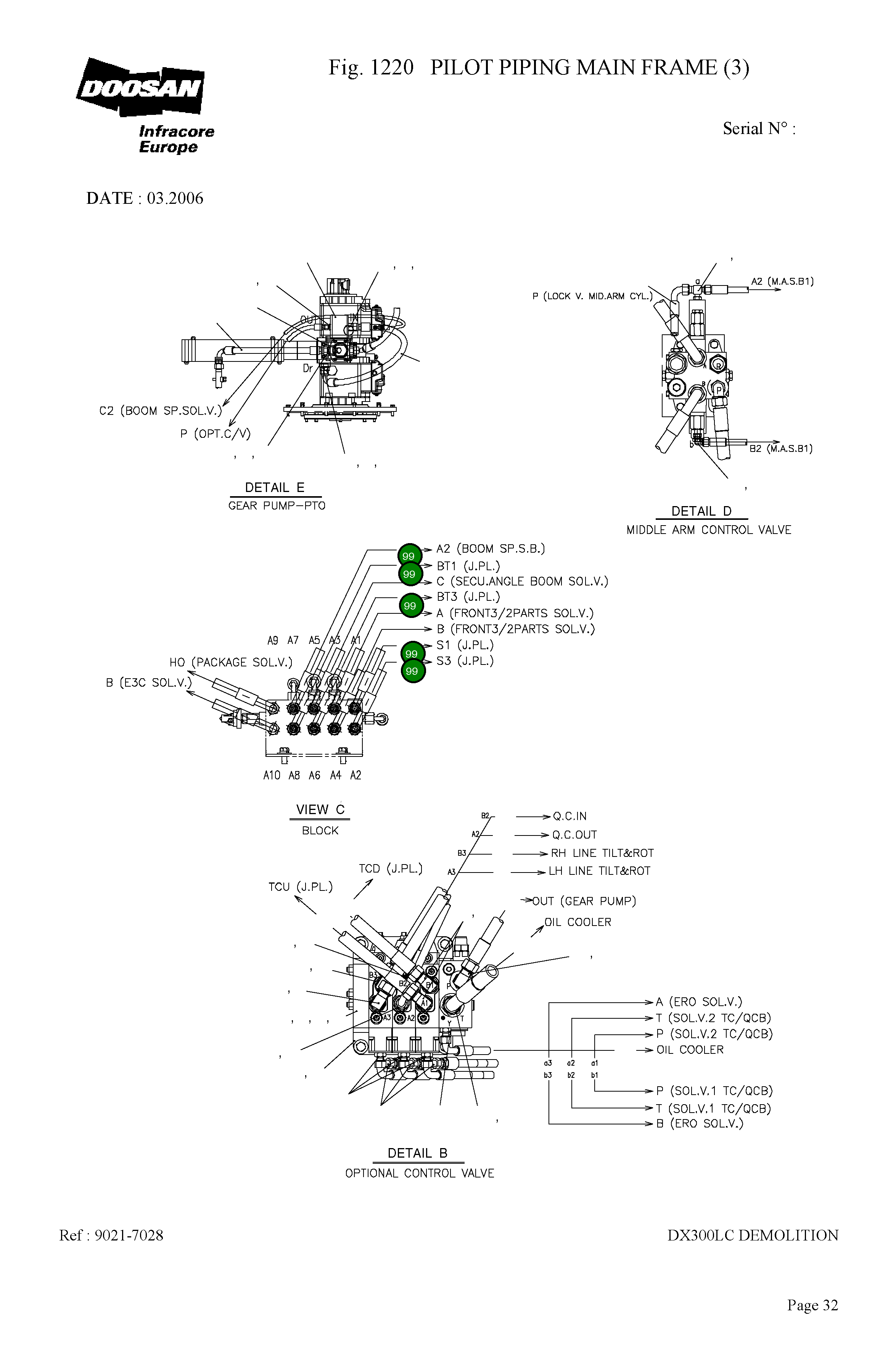 Шланг 9184-1012D93 Komatsu