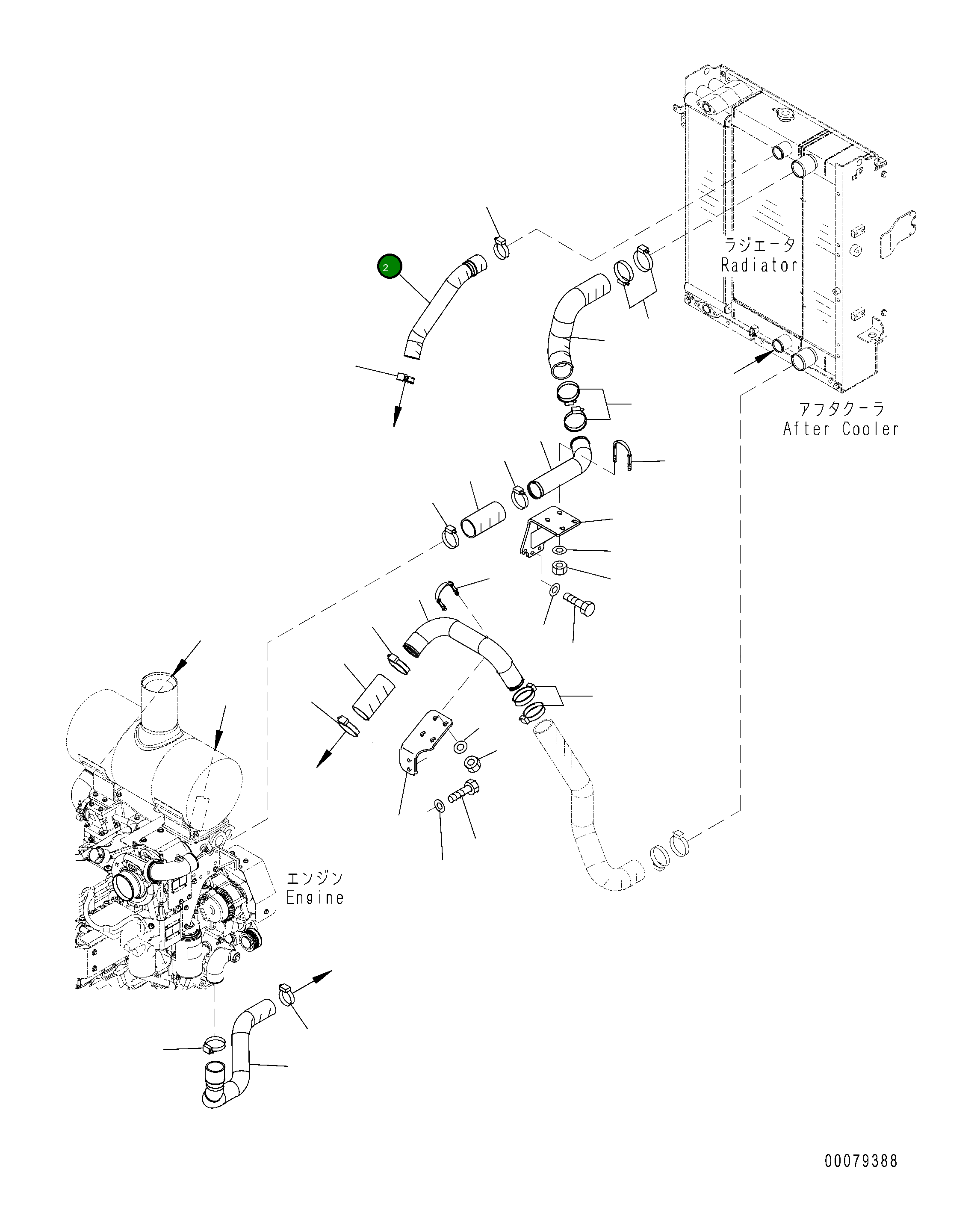 Шланг 418-03-48211 Komatsu