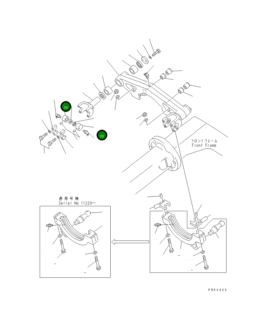 Втулка 234-70-34271 Komatsu