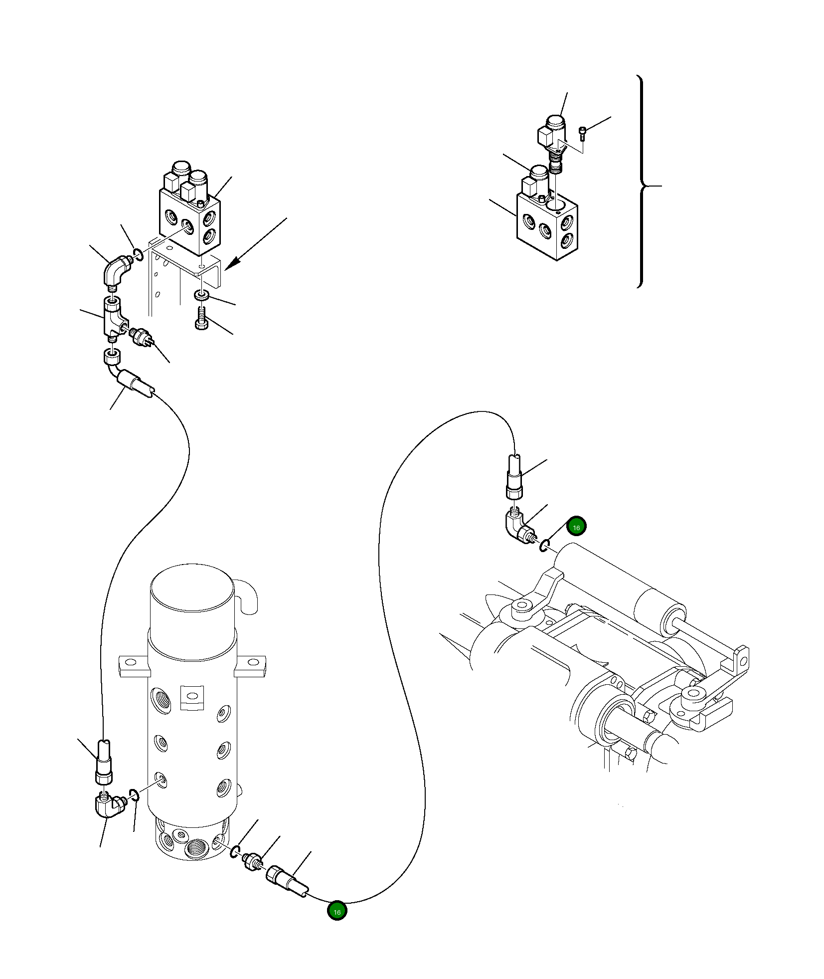 Шланг 21D-09-97140 Komatsu