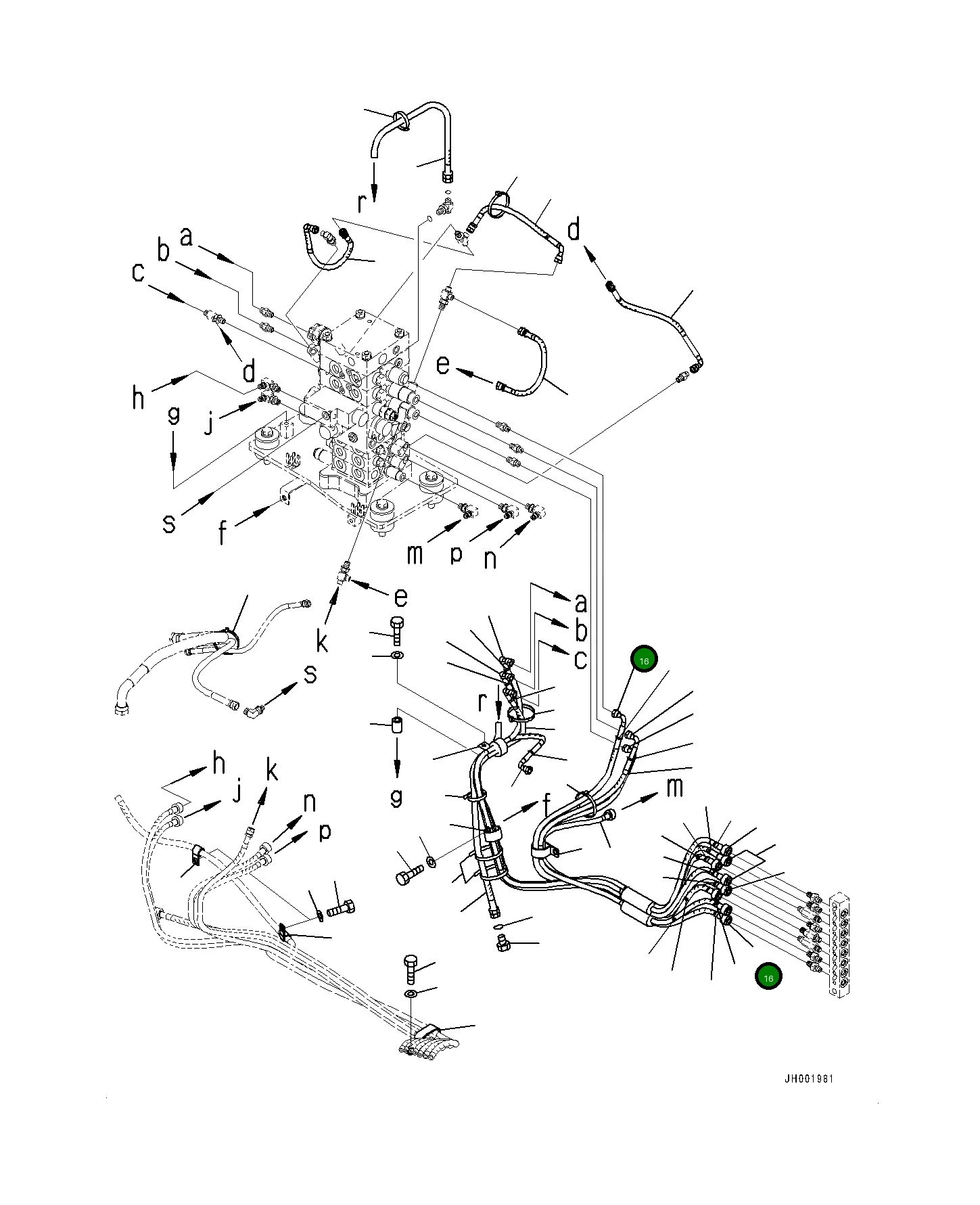Шланг 21K-62-73530 Komatsu