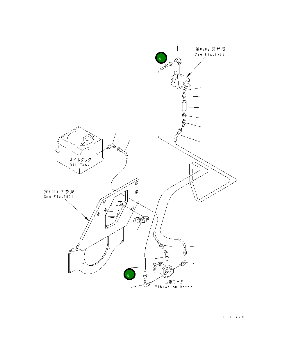Шланг 258-06-54334 Komatsu