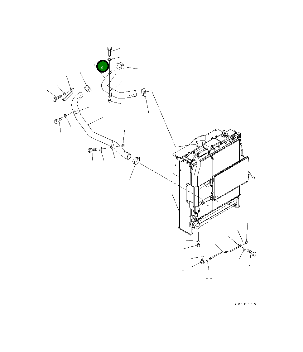 Шланг 21K-01-71171 Komatsu