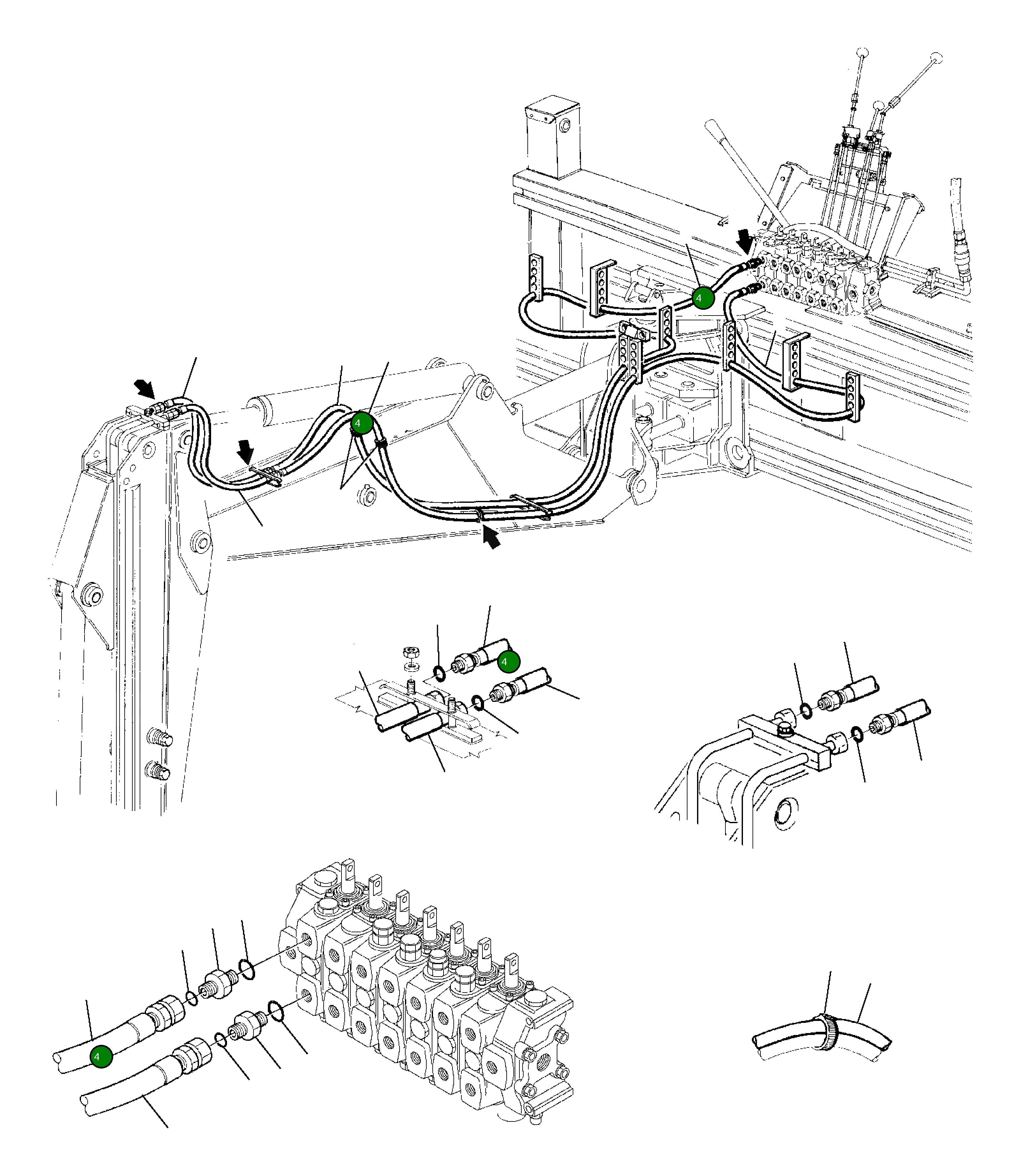 Шланг 392431015 Komatsu