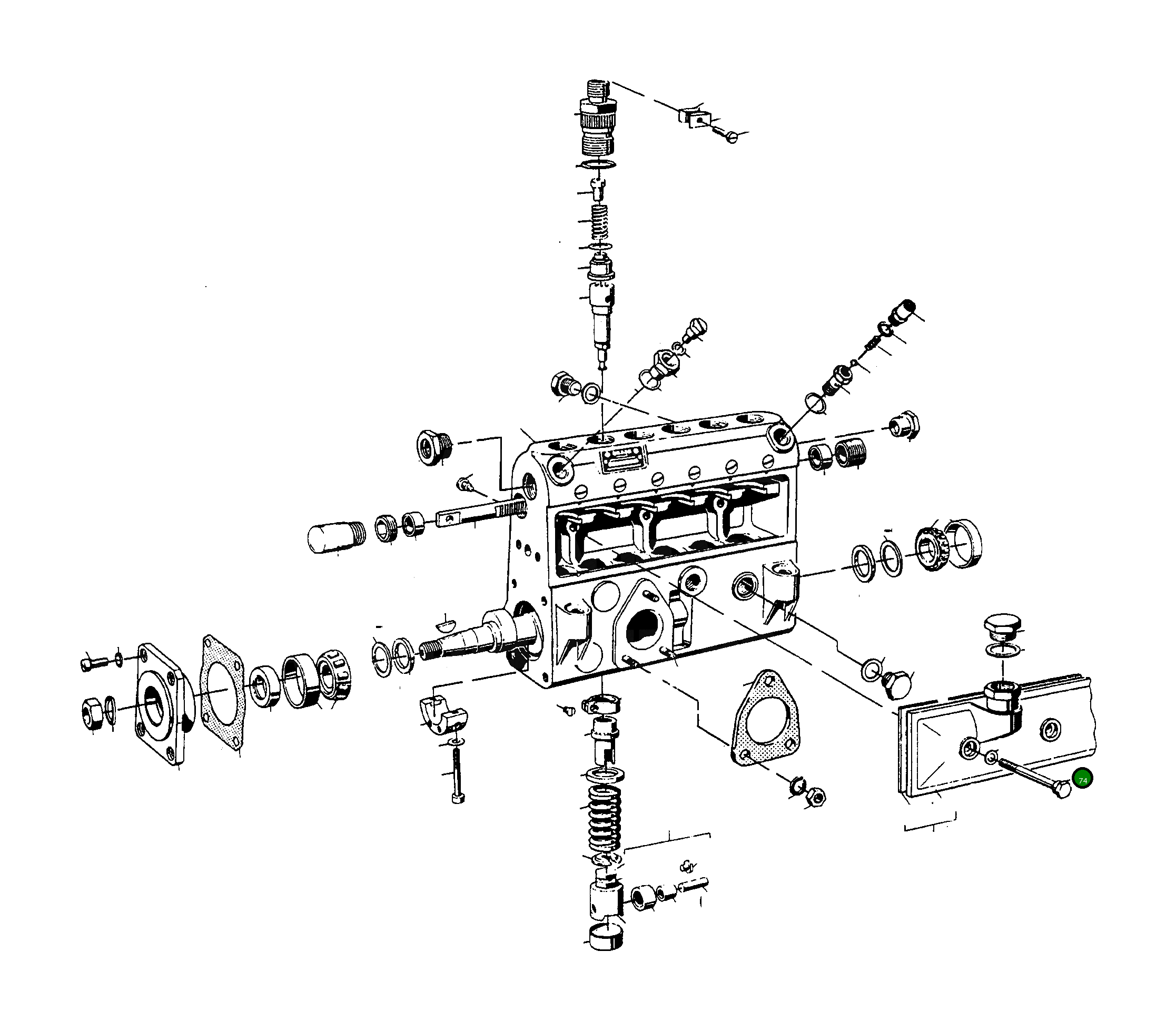 Винт 3237586M1 Komatsu