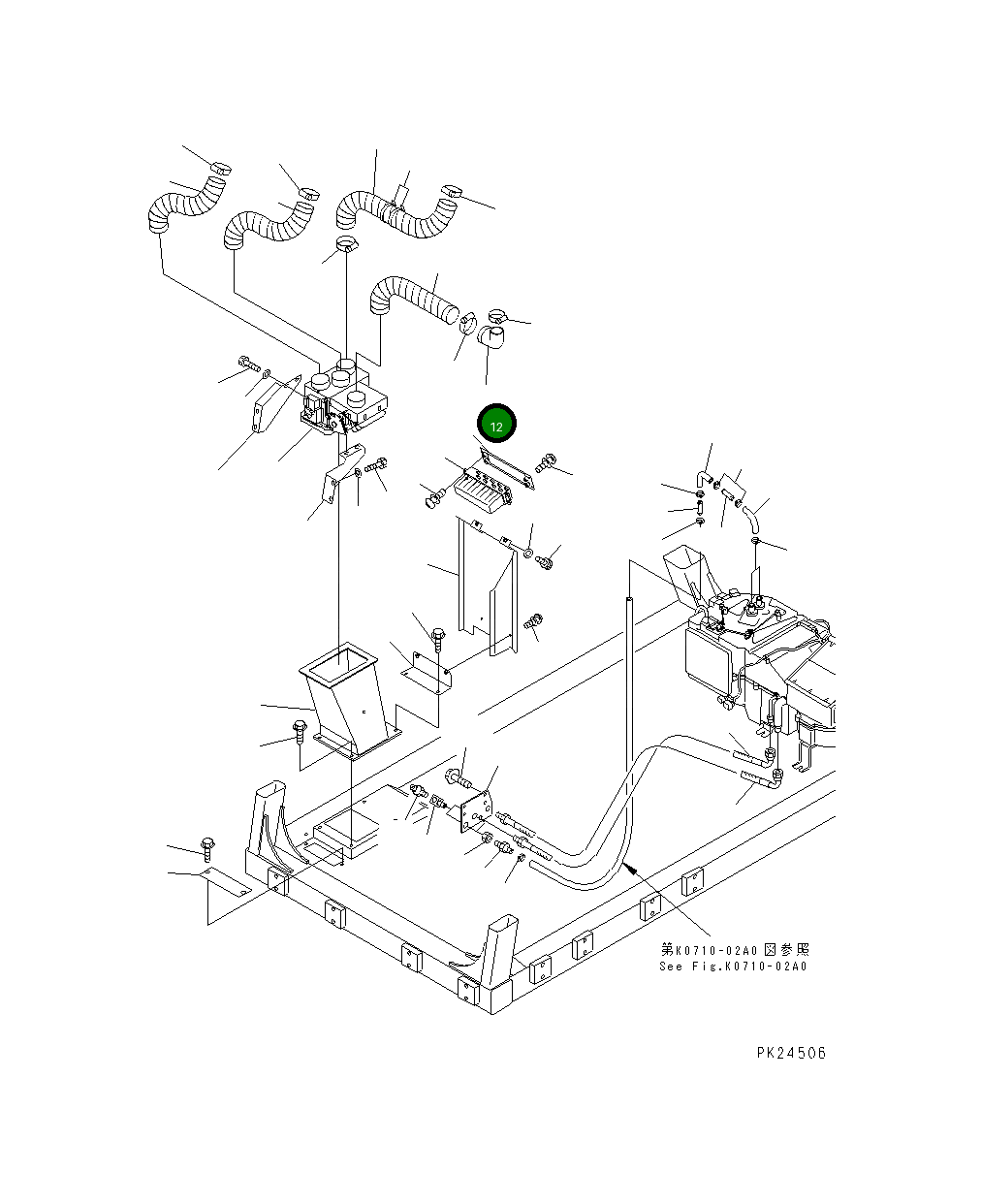 Шланг 566-54-43480 Komatsu