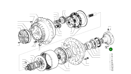 Винт M20X1.5X55 70625 Komatsu