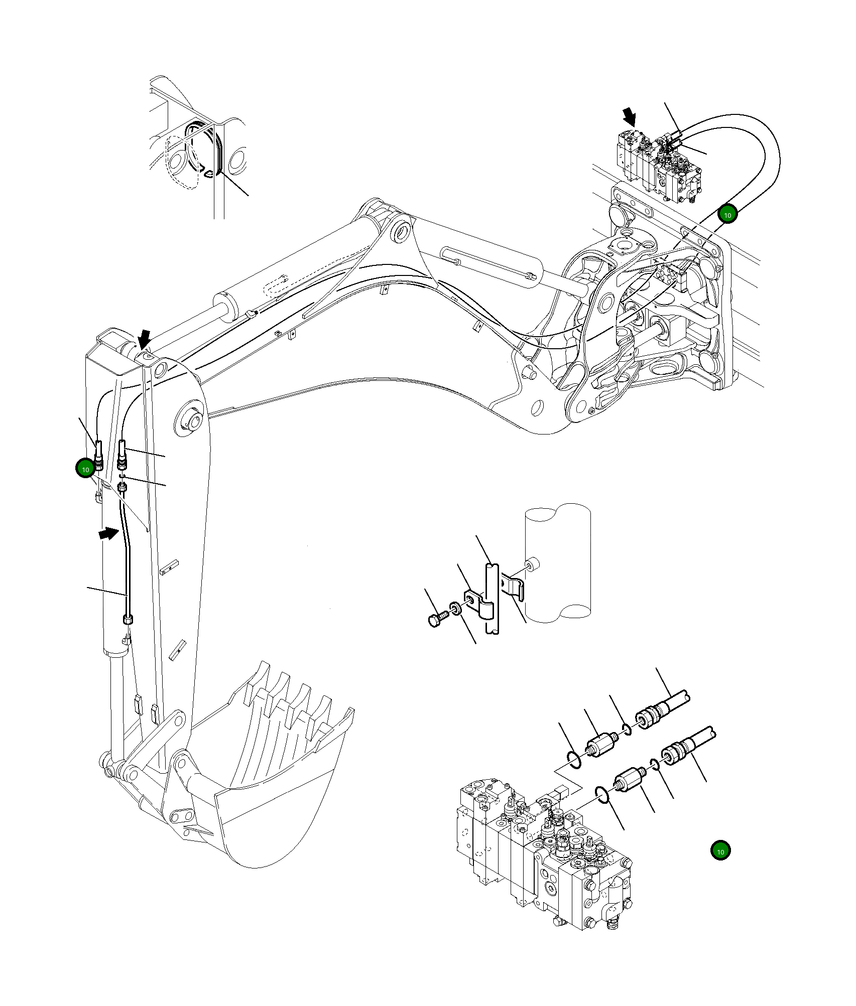 Шланг 42N-62-18441 Komatsu