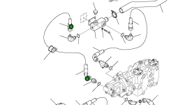 Шланг 37C-62-12151 Komatsu