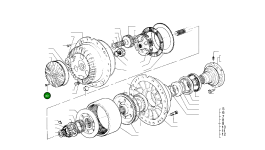 Винт M8X25 70382 Komatsu
