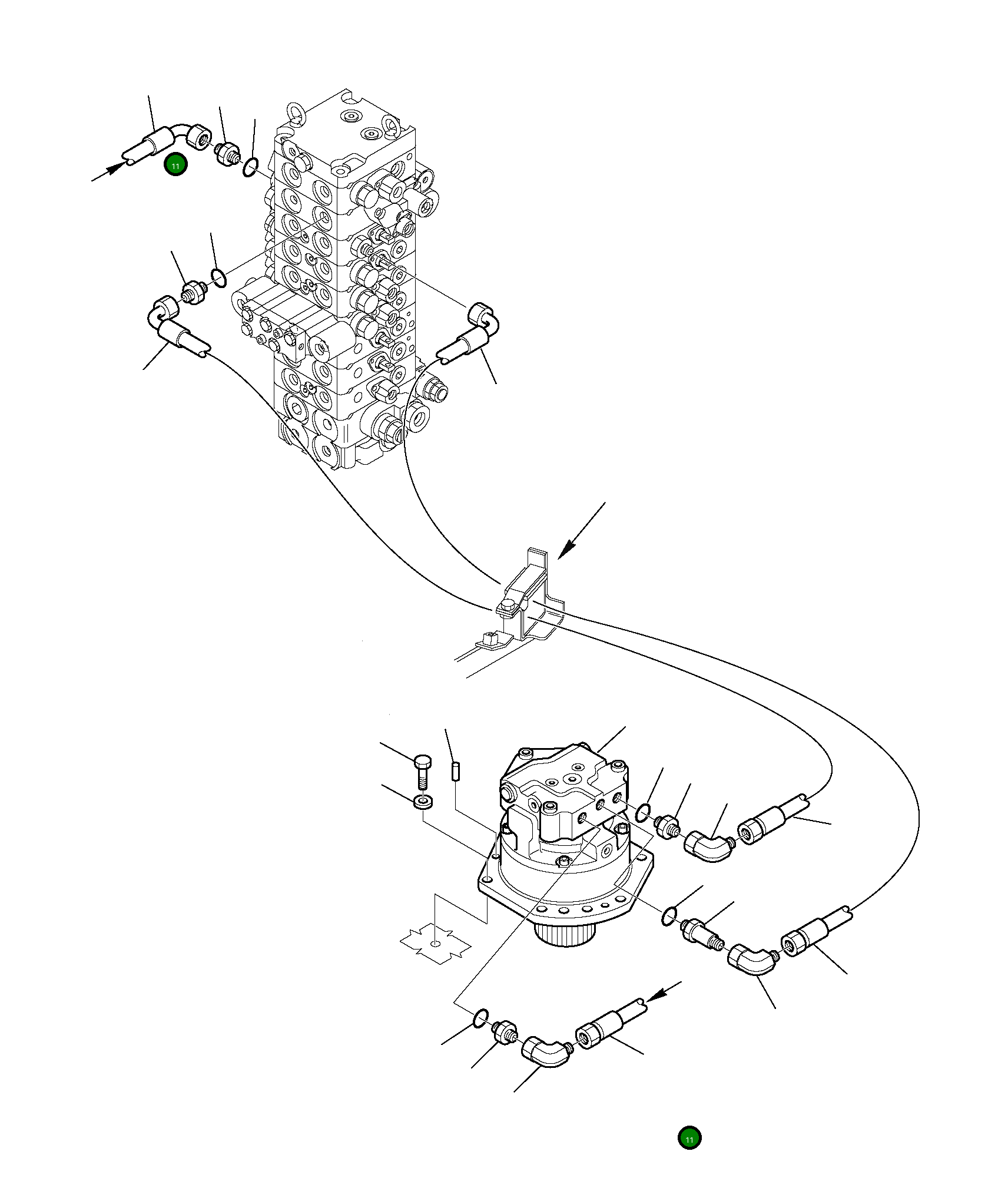 Шланг 392378028 Komatsu