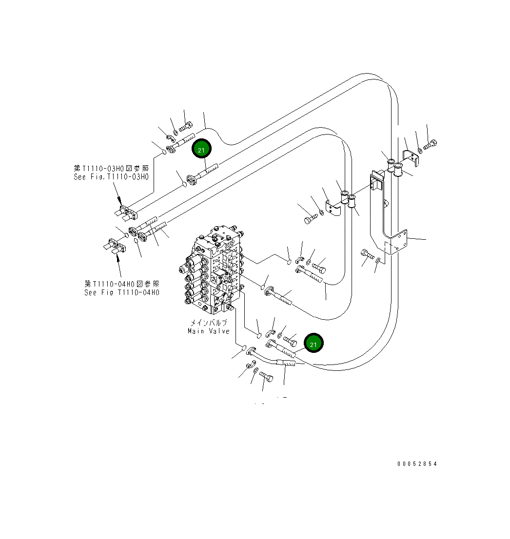 Шланг 22U-62-31710 Komatsu