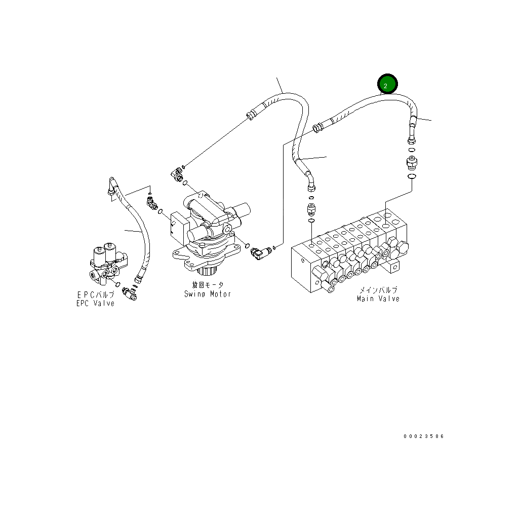 Шланг 22K-62-22871 Komatsu