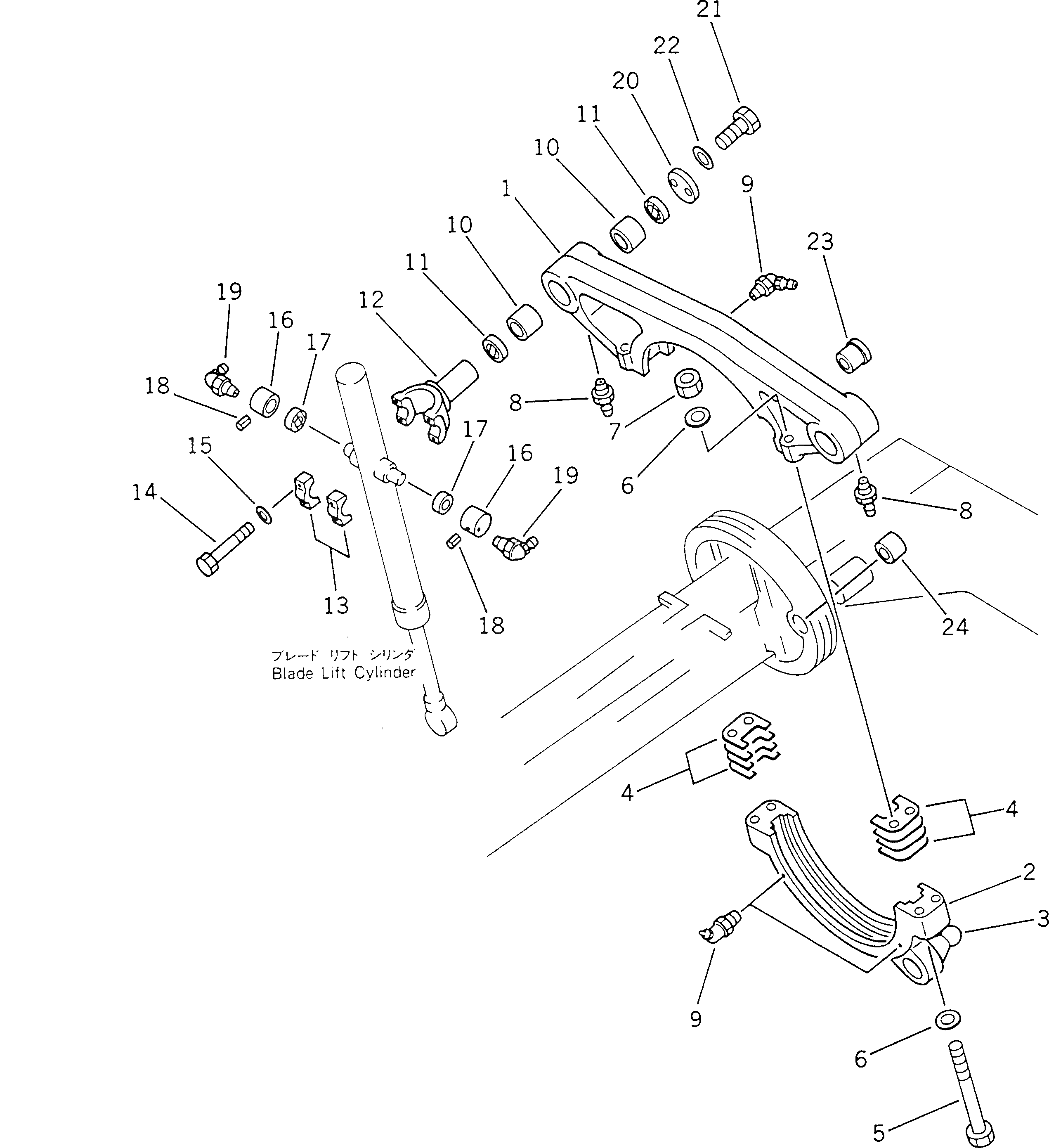 Втулка 23B-70-14370 Komatsu
