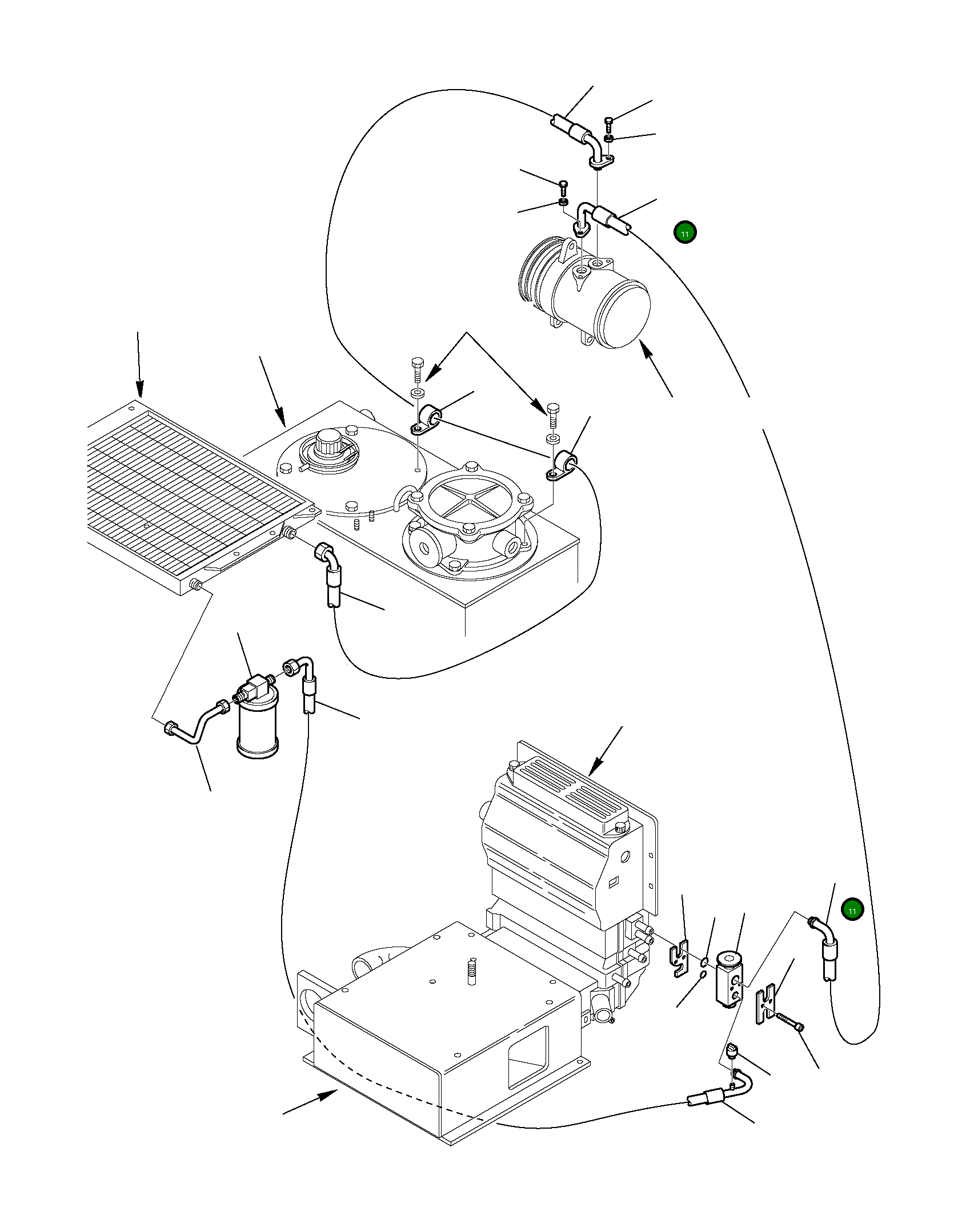 Шланг 22E-979-1310 Komatsu