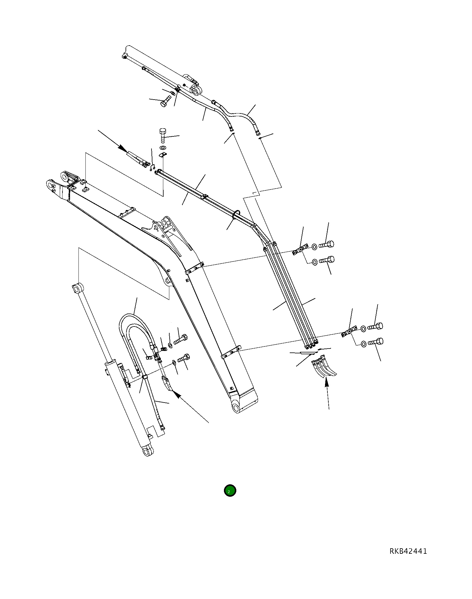 Шланг 22M-62-22260 Komatsu