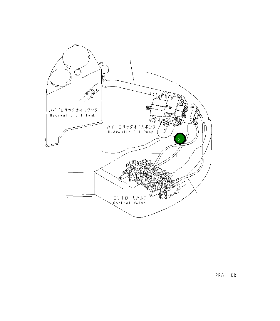 Шланг YM172176-78101 Komatsu