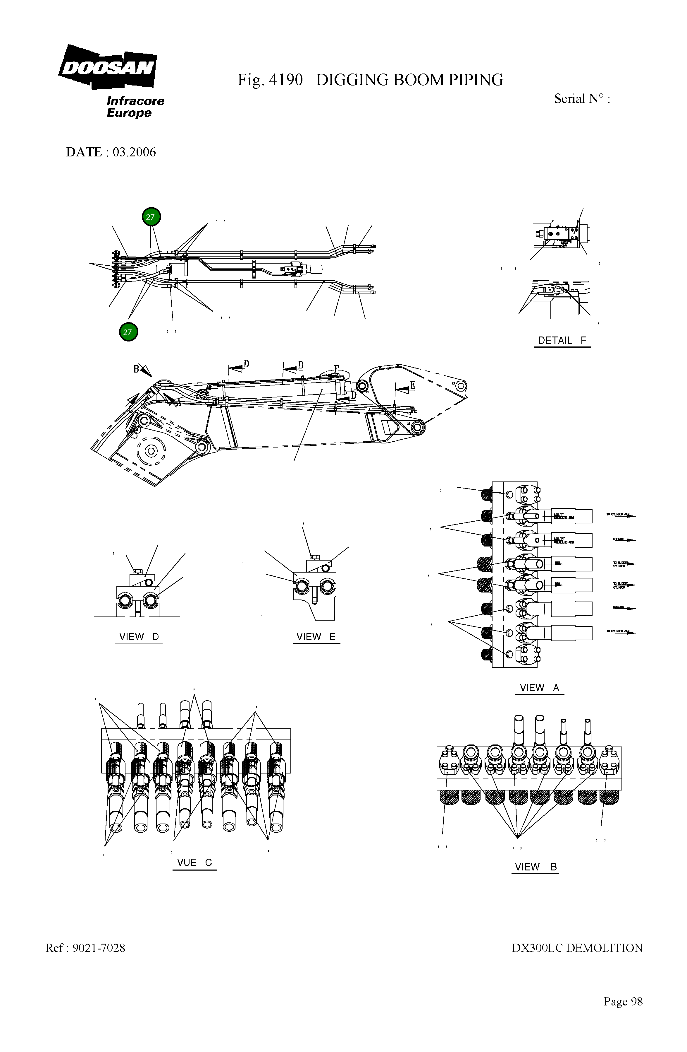 Шланг 9184-1054D12 Komatsu