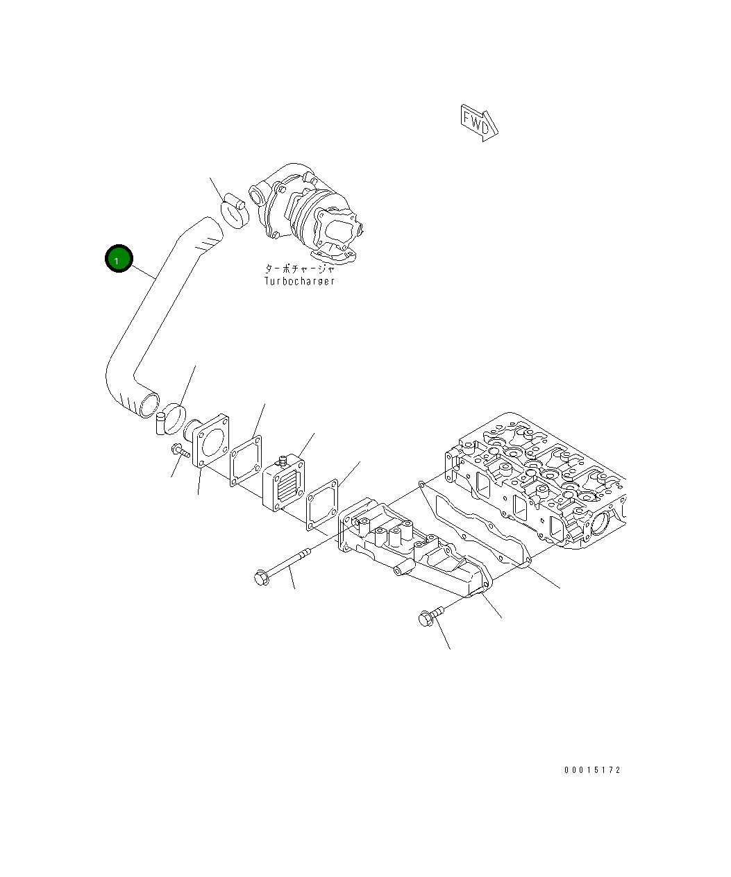 Шланг YM129006-12060 Komatsu