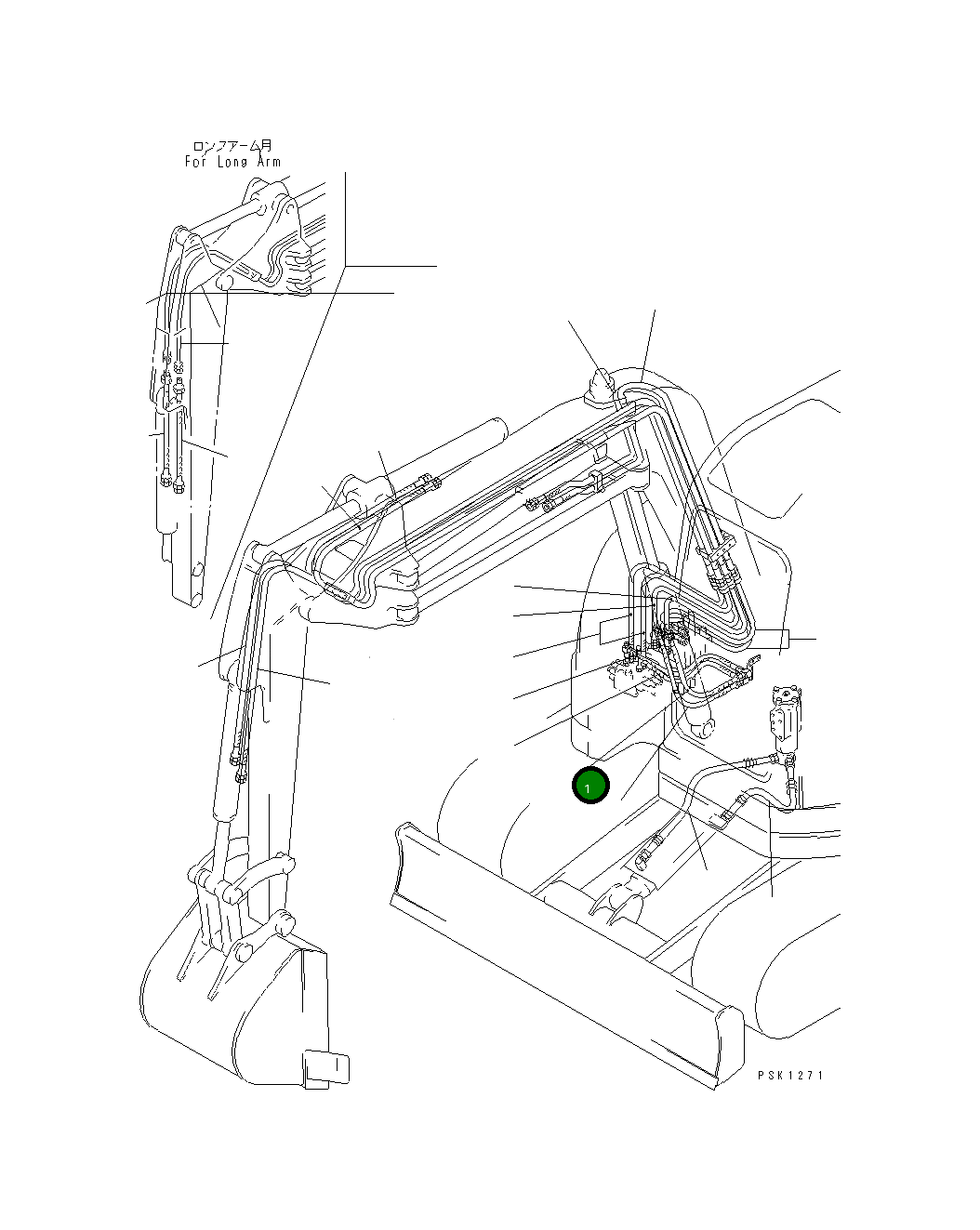Шланг 415-62-13120 Komatsu