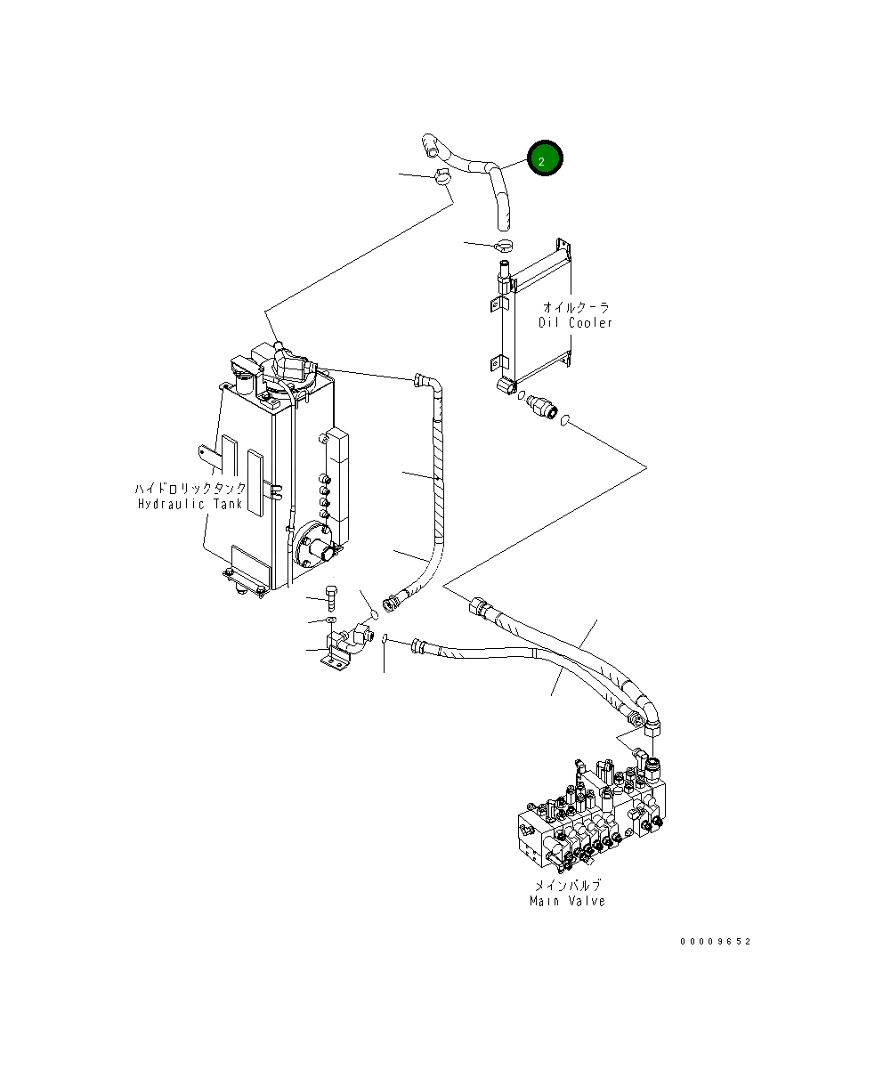 Шланг 22L-62-22371 Komatsu