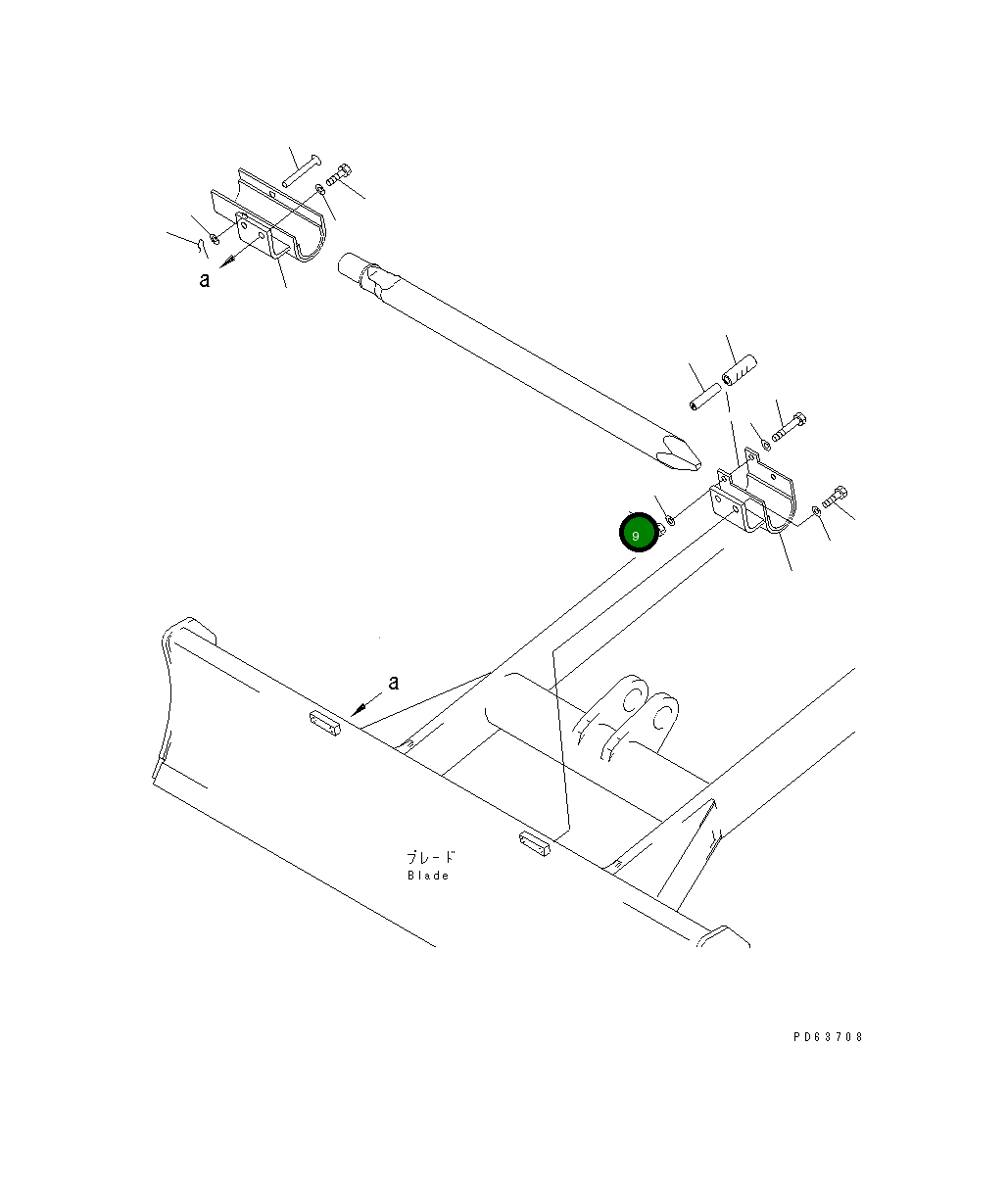 Гайка 01580-11218 Komatsu