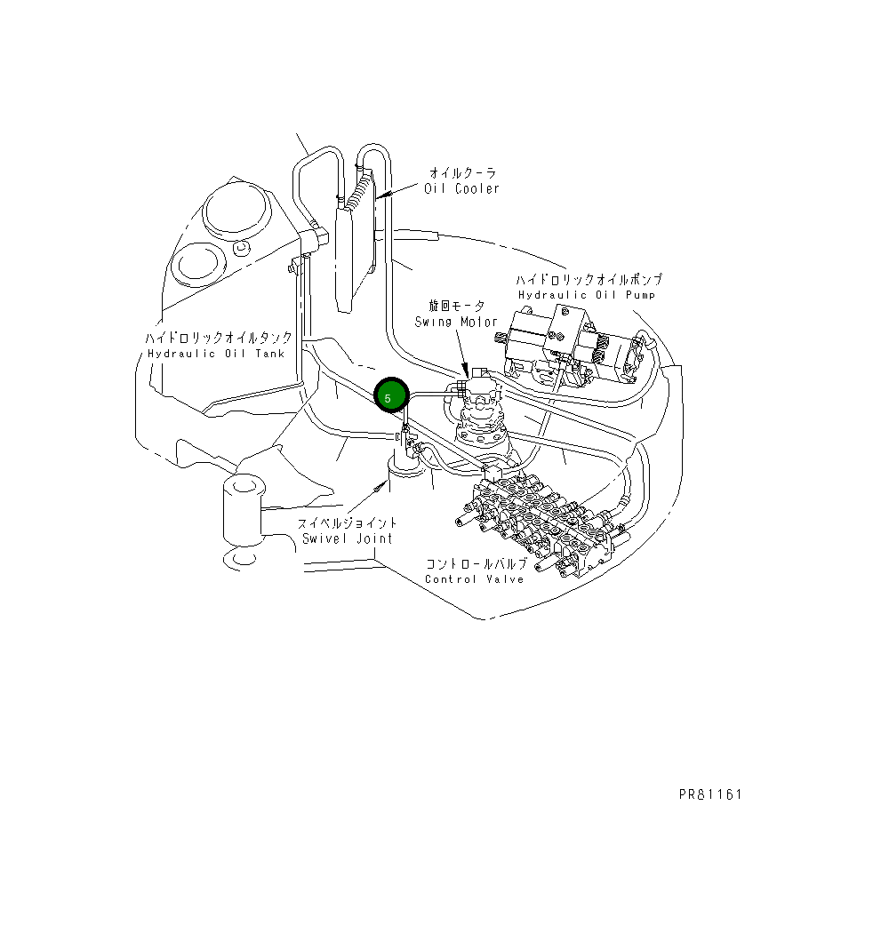 Шланг YM172423-78290 Komatsu