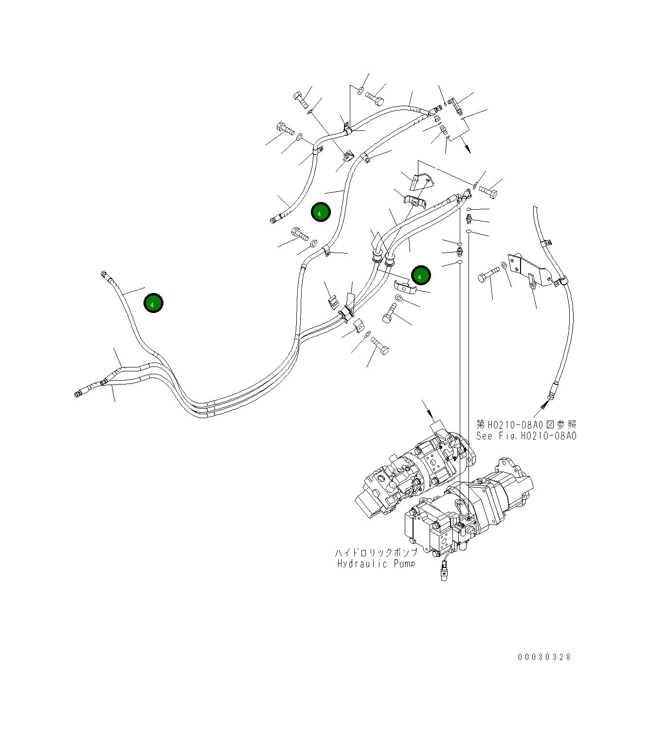 Шланг 423-62-34344 Komatsu