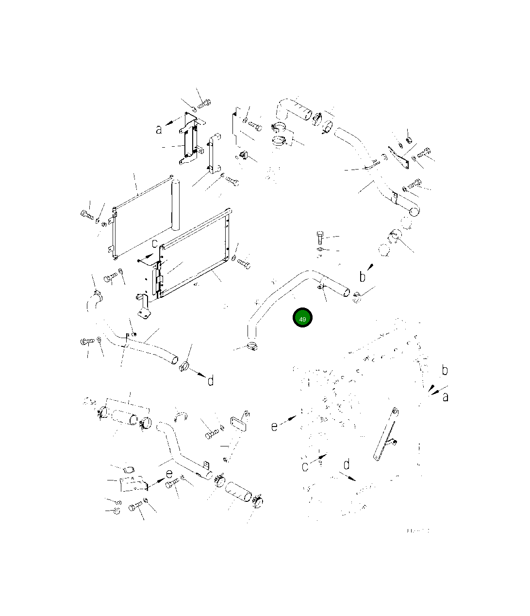 Шланг 2A5-03-13581 Komatsu