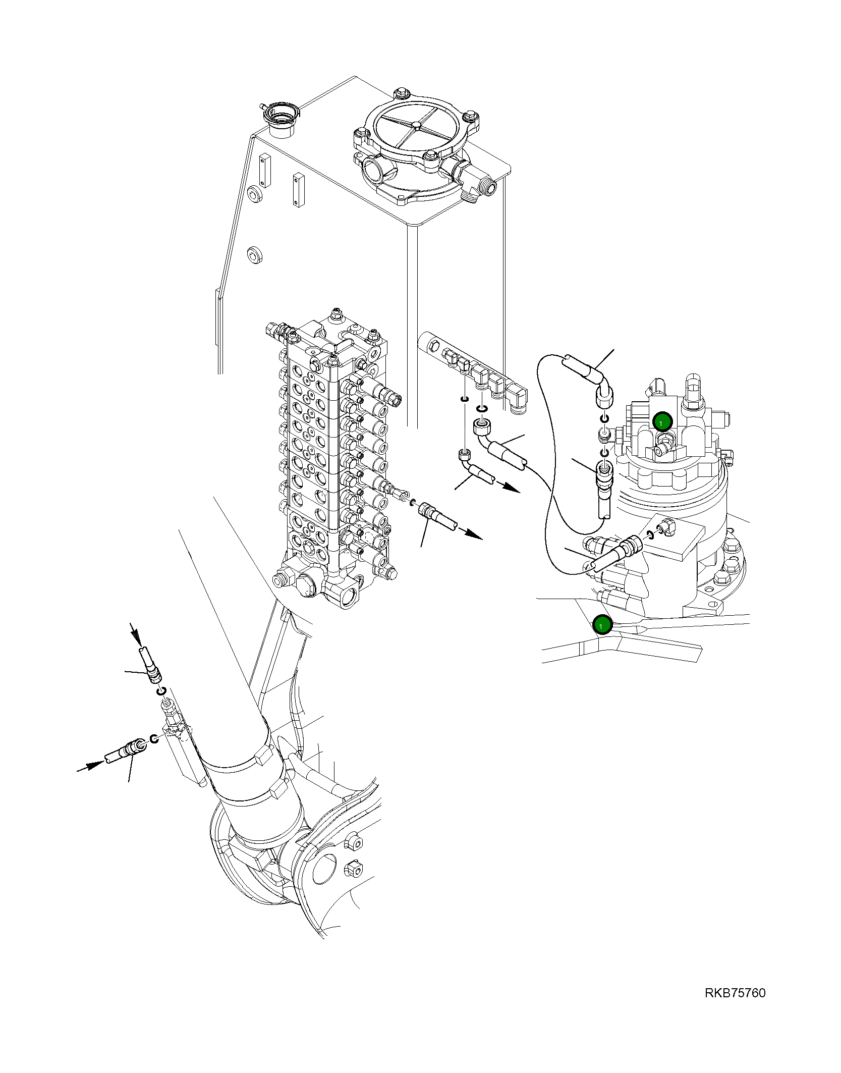 Шланг 22E-62-21760 Komatsu