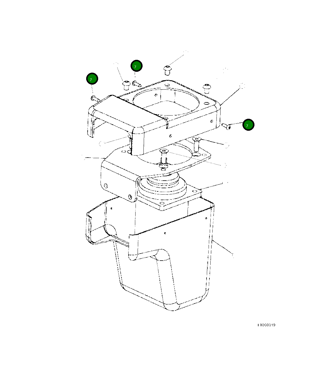 Винт 85870 Komatsu