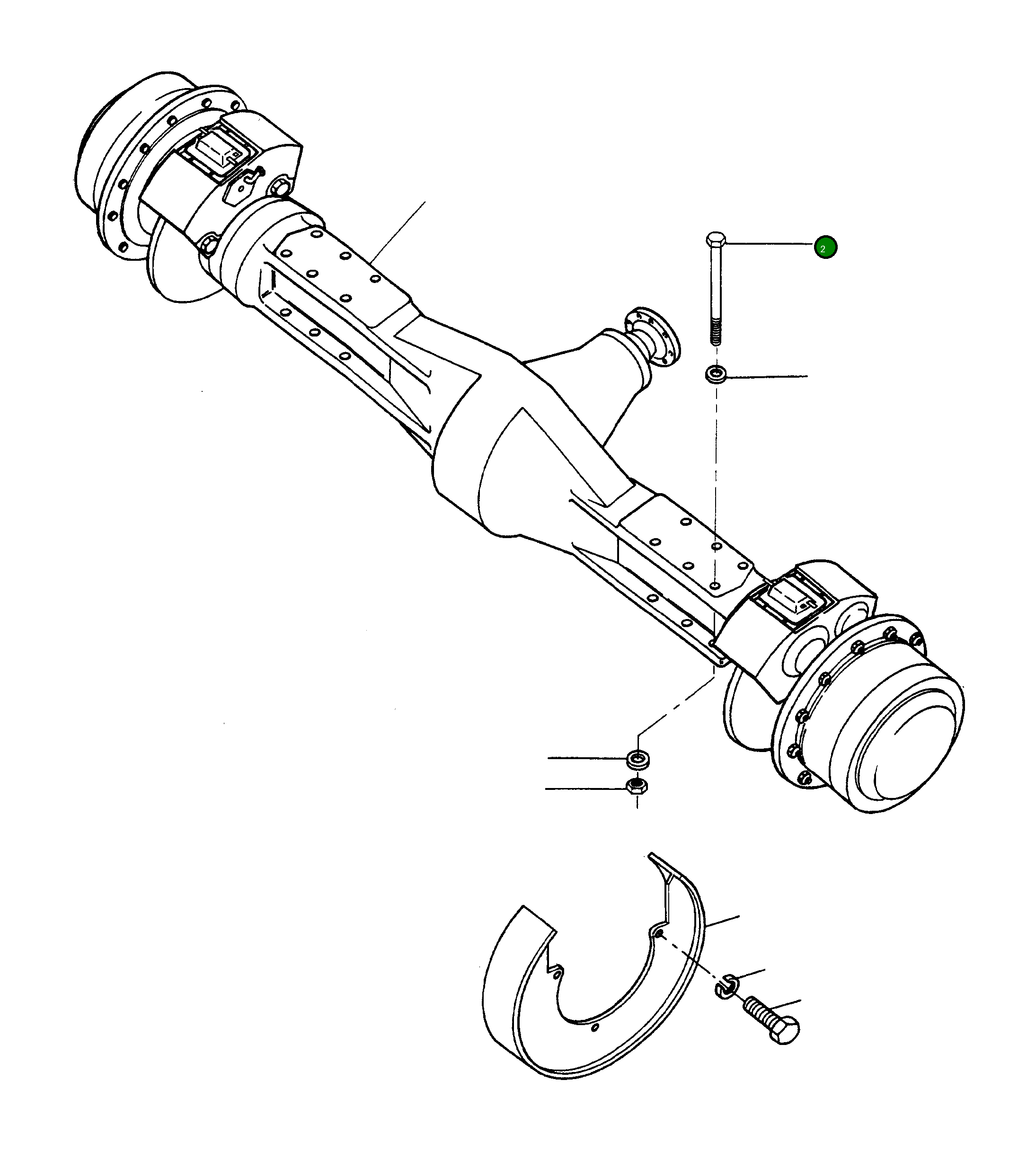 Винт 3093928M1 Komatsu