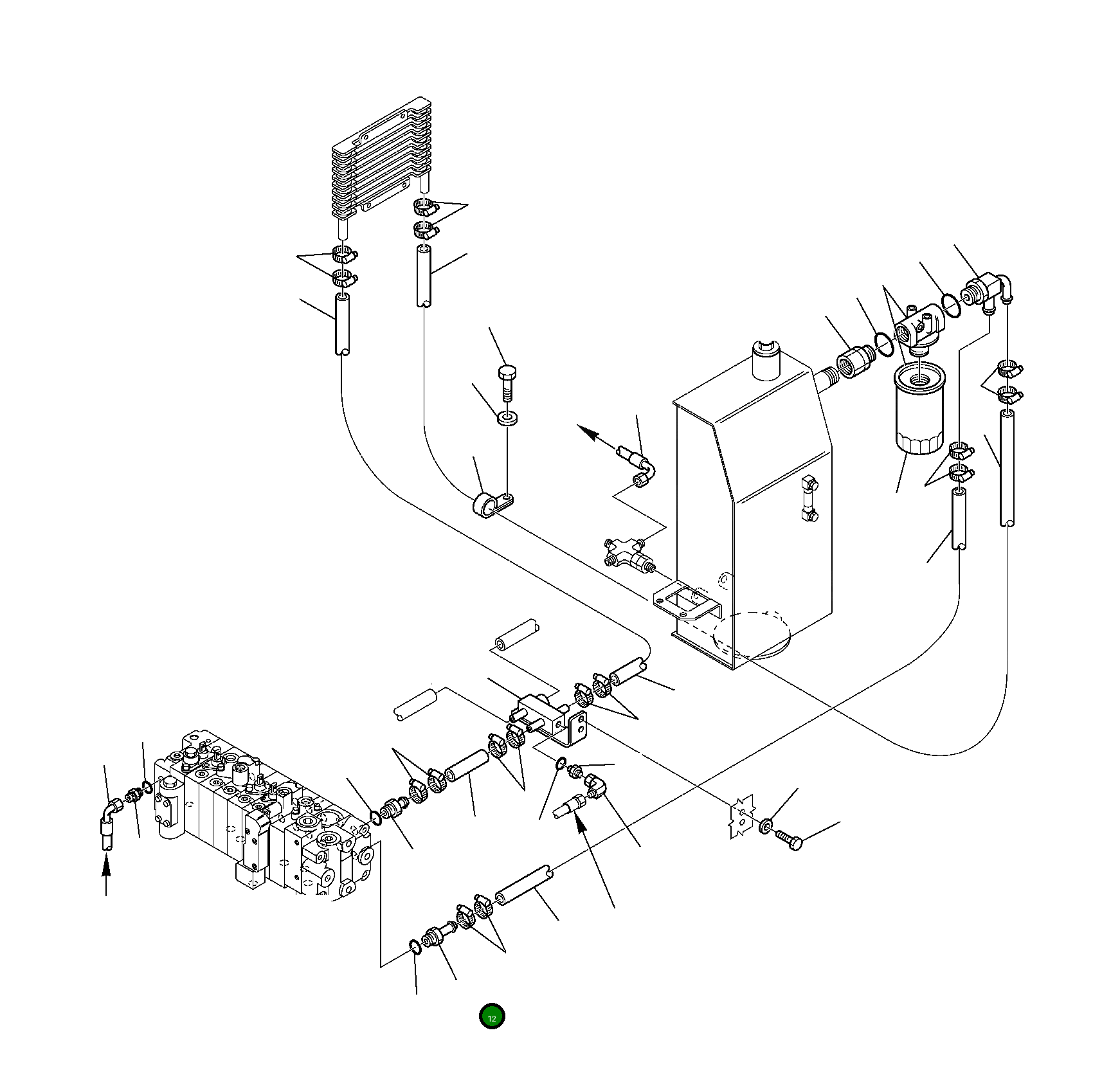 Шланг 392156013 Komatsu
