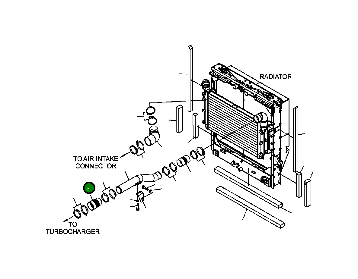Шланг 425-03-33660 Komatsu