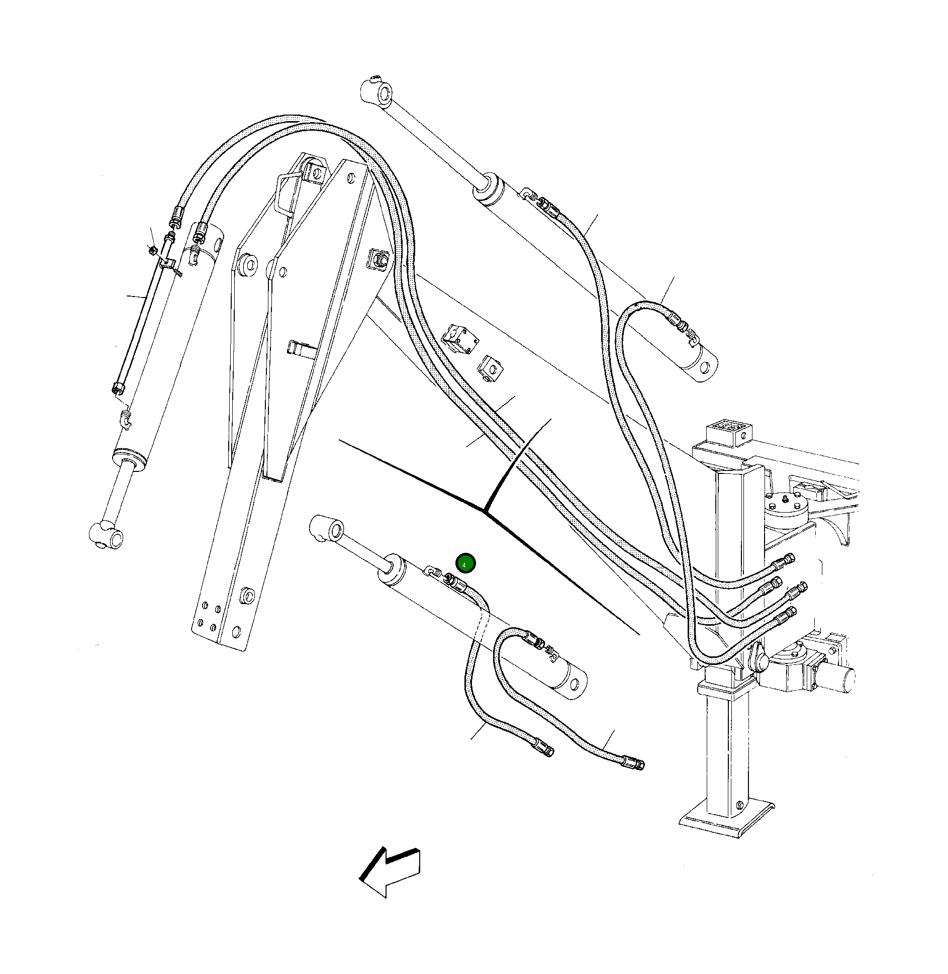 Шланг UE2000255 Komatsu