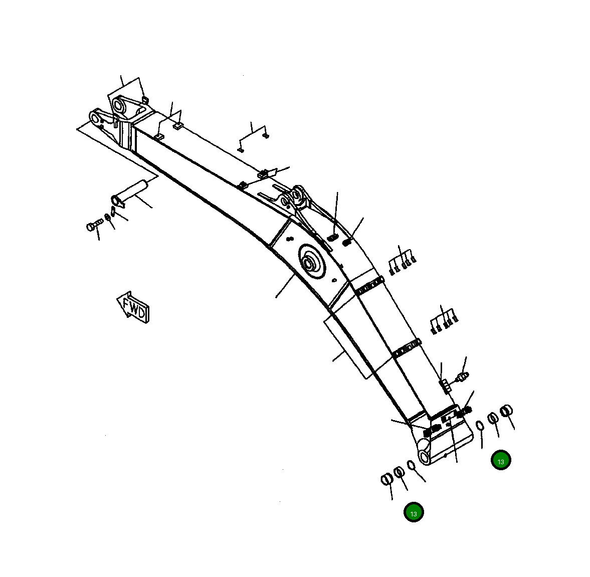Втулка 207-70-71311 Komatsu
