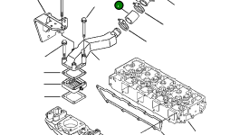 Шланг YM129595-18141 Komatsu