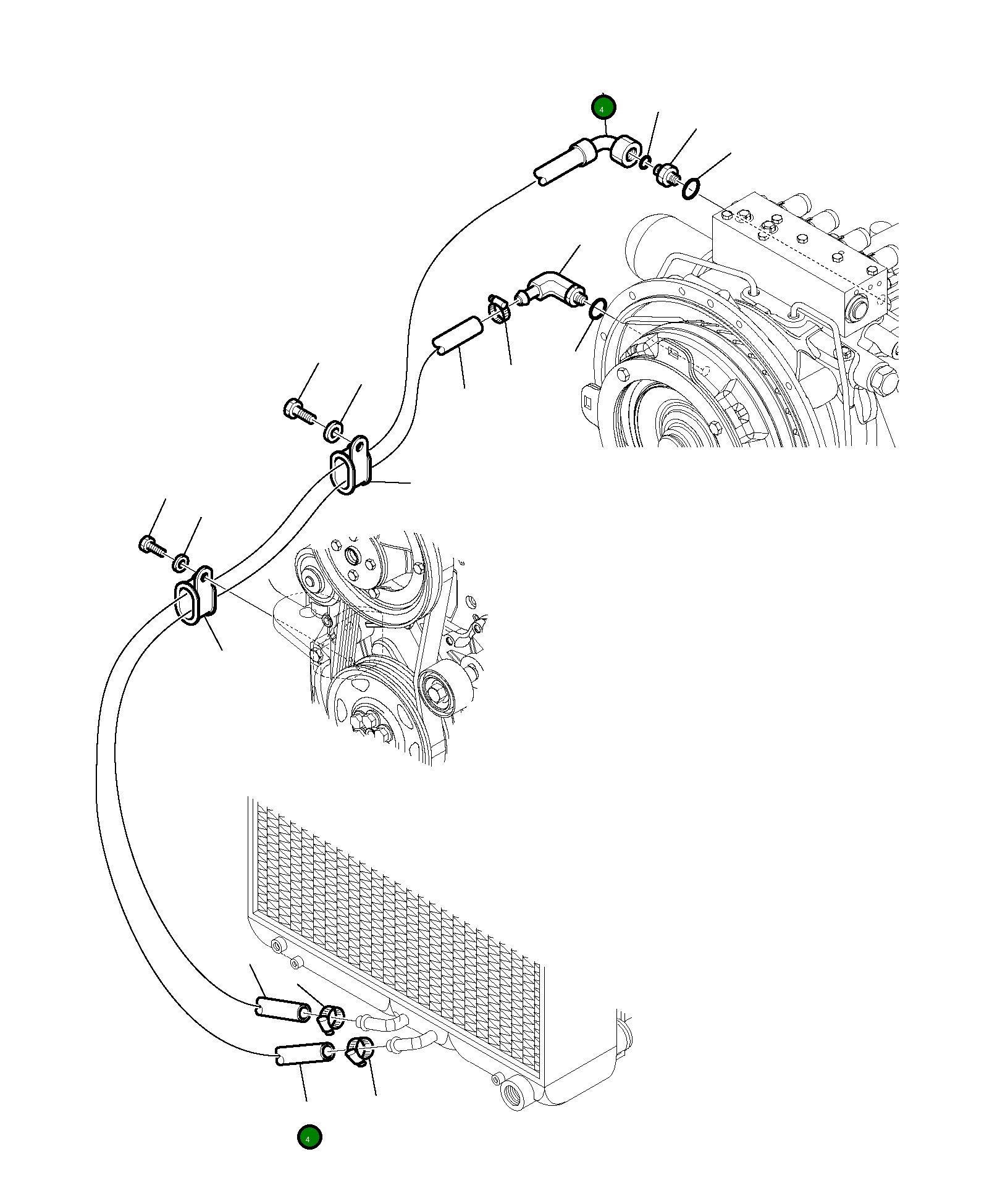 Шланг 42N-16-11180 Komatsu