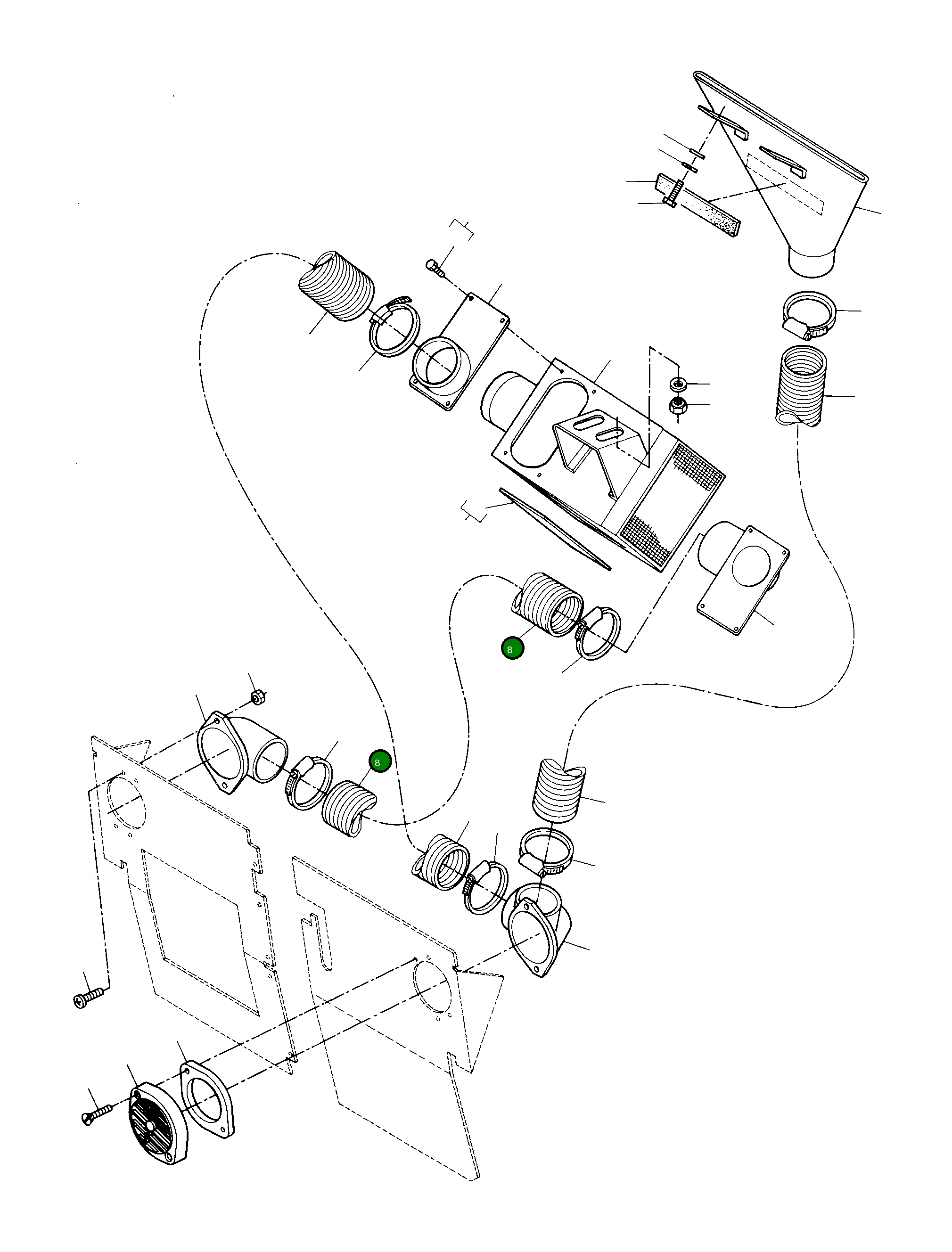 Шланг 3092361M1 Komatsu