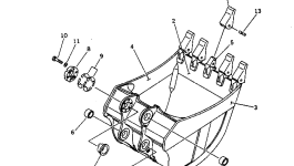 Втулка 21N-939-1170 Komatsu