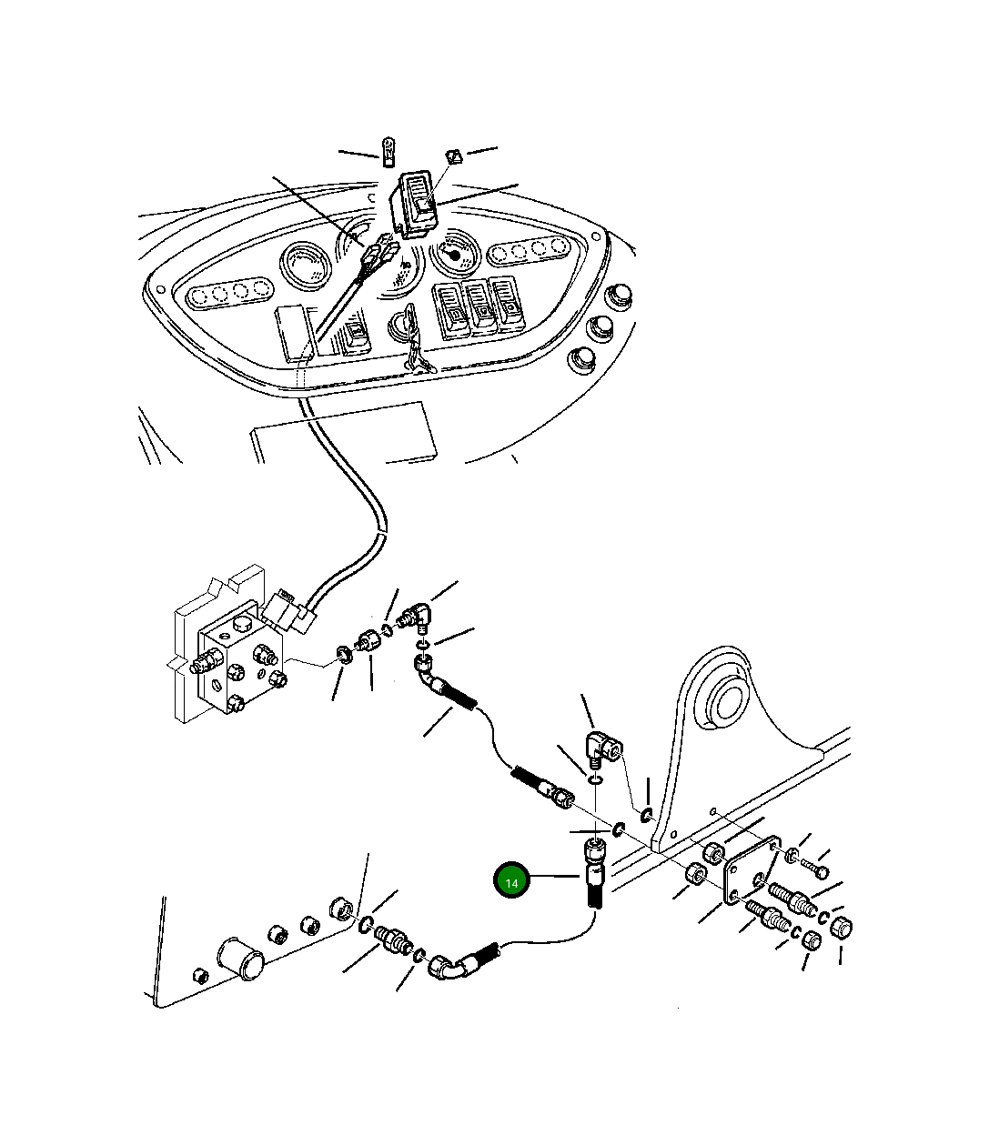 Шланг 392405006 Komatsu