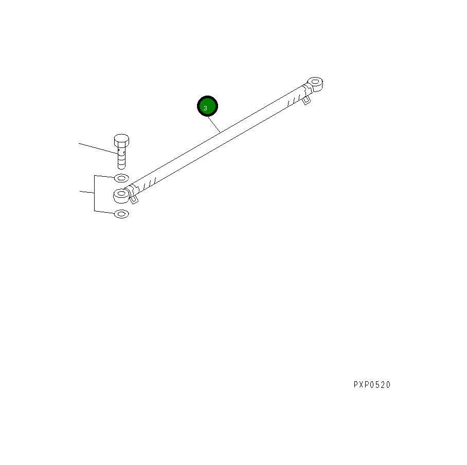 Шланг 6733-71-6280 Komatsu