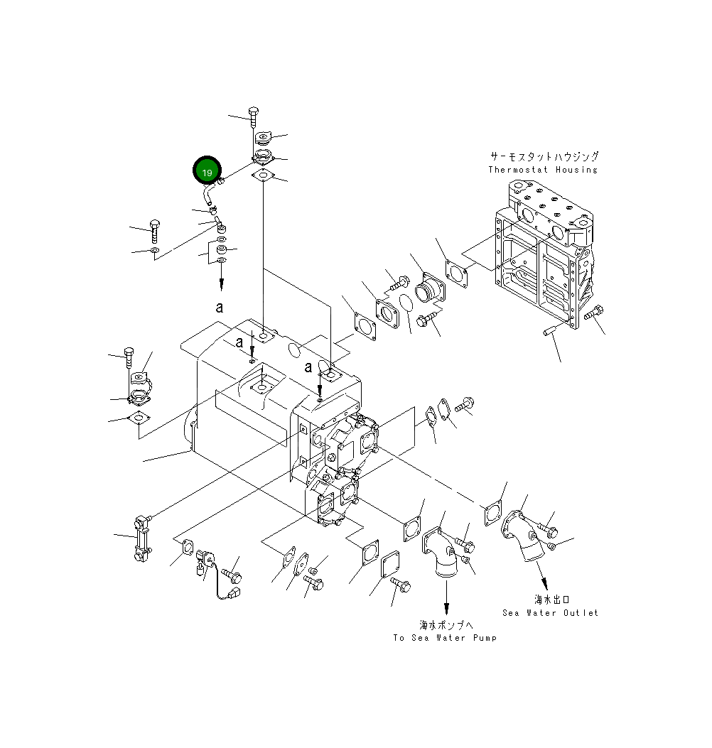 Шланг 6215-65-7840 Komatsu