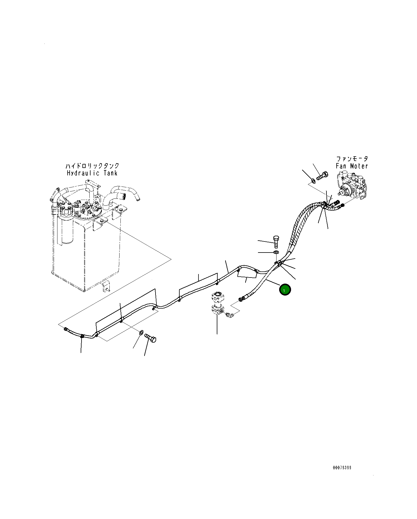Шланг 418-03-43320 Komatsu